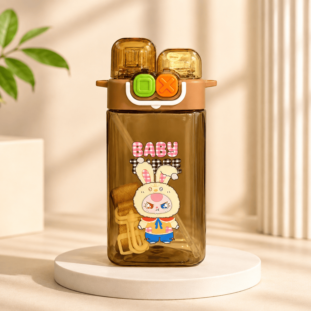 قارورة ماء للأطفال مع شفاطة – تصميم مرح — 4
