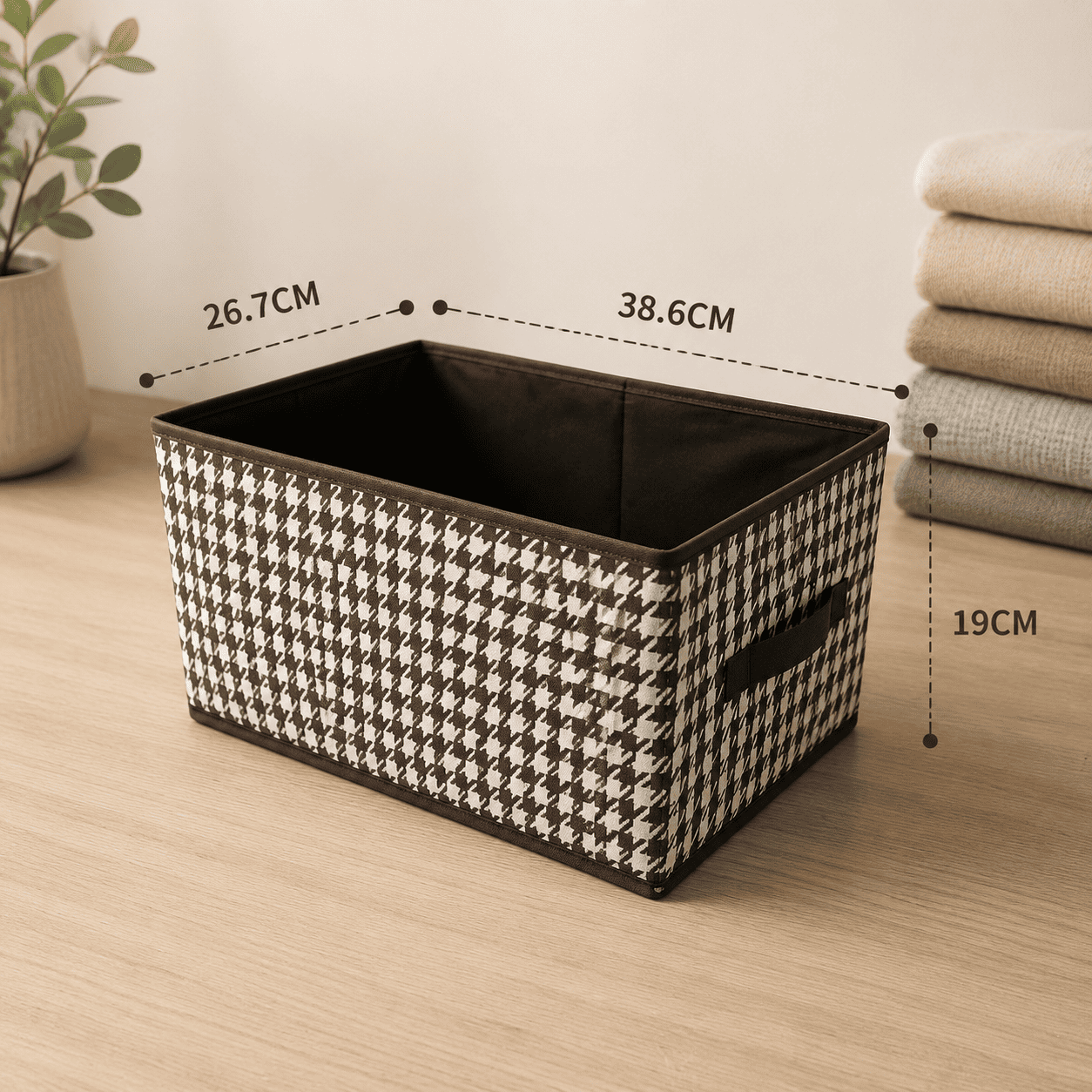 Panier de Rangement Pliant avec Poignées — 5