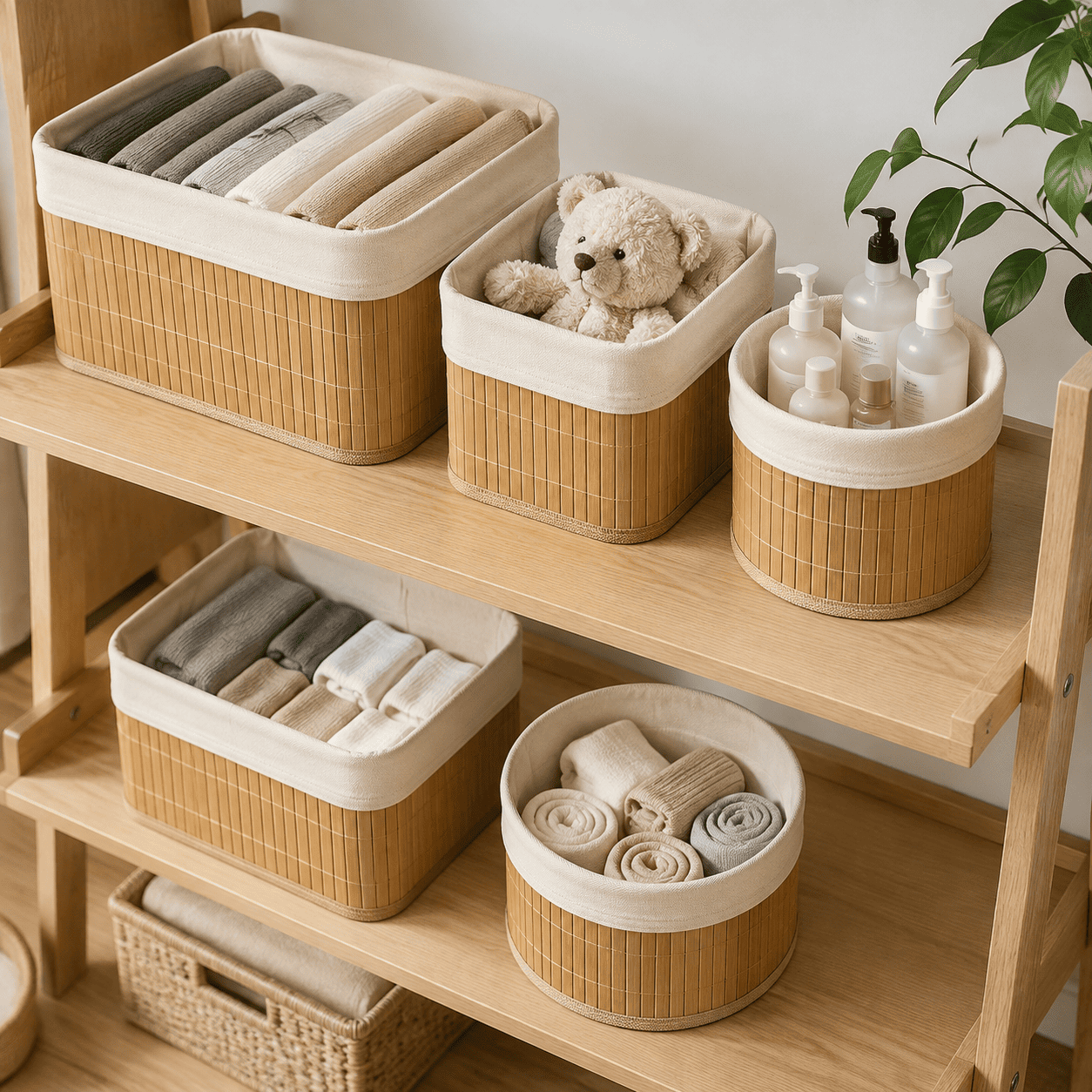 Set de 4 Paniers de Rangement