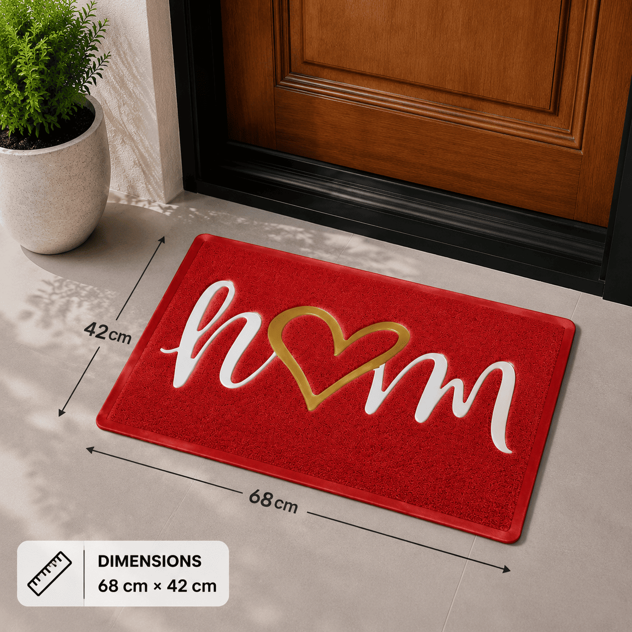 سجادة مدخل مانعة للانزلاق Home بقلب – لونان — 3
