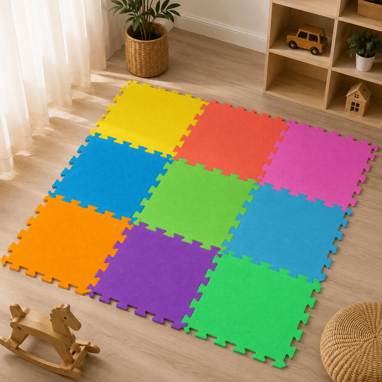 حصيرة تاتامي 30 × 30 سم – طقم قابل للتركيب